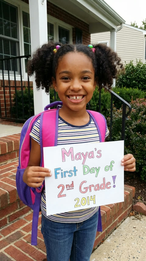 Sample photo at age 7